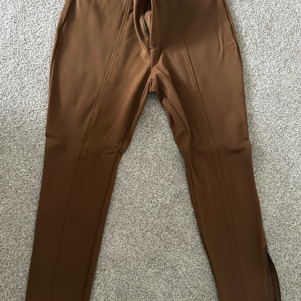 Anthropologie Tan Ankle Pants - Picture 8 of 8